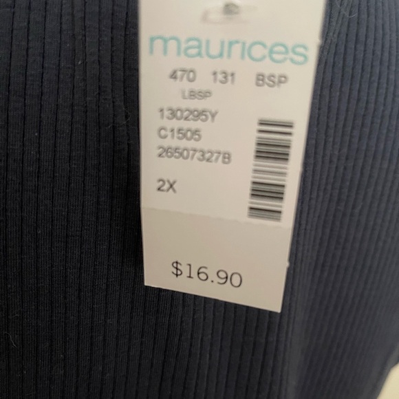 Navy Ribbed Tank - Picture 3 of 4